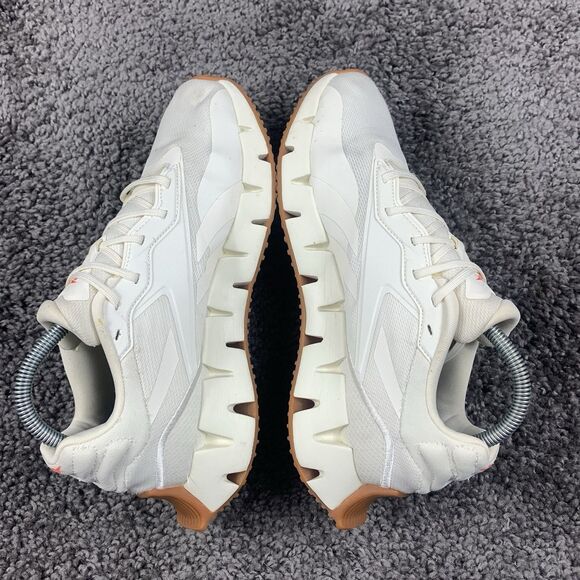 Reebok Women's ZIG DYNAMICA 4 CHALK/NEOCHE/RBKG03 Running Shoes Size 9 - Picture 4 of 9